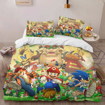 Super Mario Characters 5 Duvet Cover 2