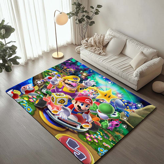 Super Mario Characters Rug
