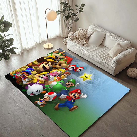 Super Mario Characters 8 Rug