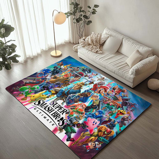 Super Mario Characters 9 Super Bros Rug