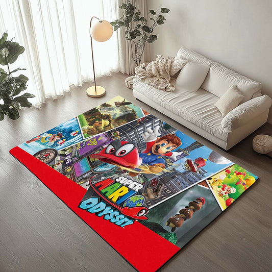 Super Mario Odyssey Rug