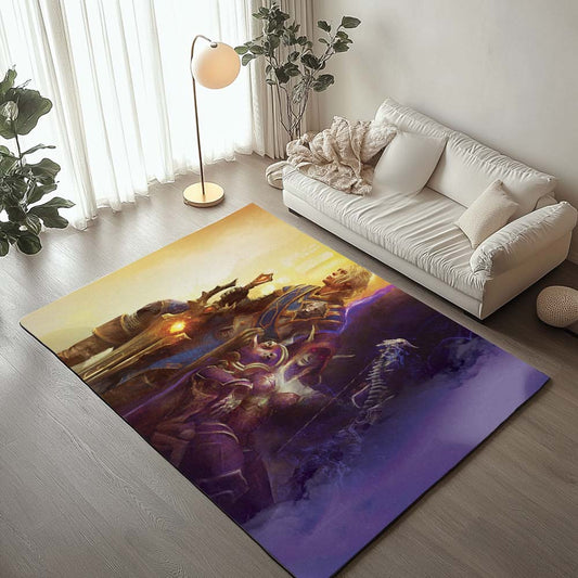 Sylvanas Windrunner Anduin Wrynn World of Warcraft WOW Rug