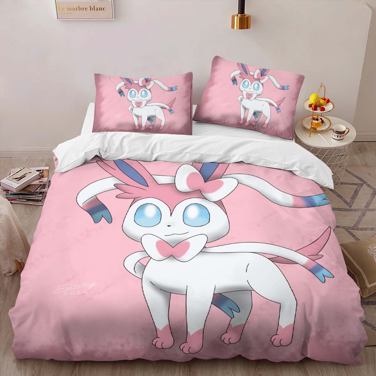 Sylveon Pokemon 9 Duvet Cover 2