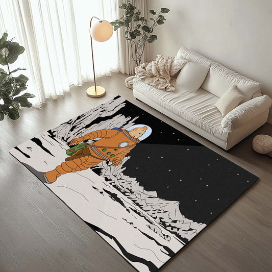 TINTIN Explorers On The Moon 2 Rug