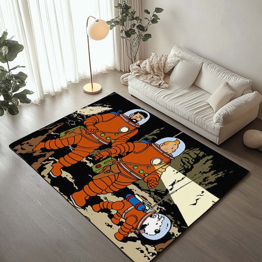 TINTIN Explorers On The Moon 6 Rug