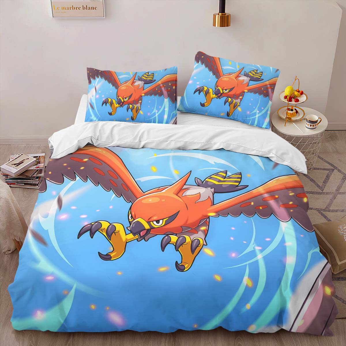 Talonflame Pokemon 3 Duvet Cover 2