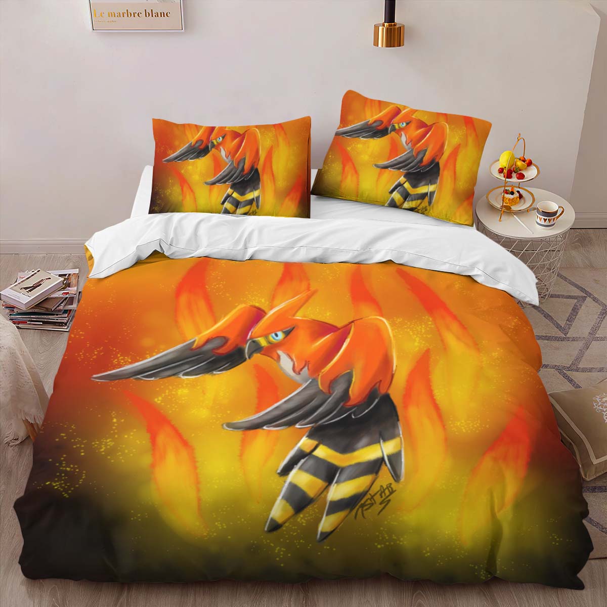 Talonflame Pokemon 4 Duvet Cover 2