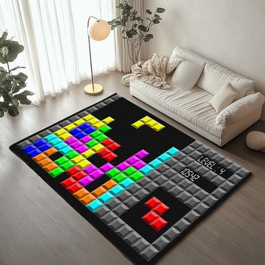 Tetris Nintendo Retro Gaming Game Boy 4 Rug