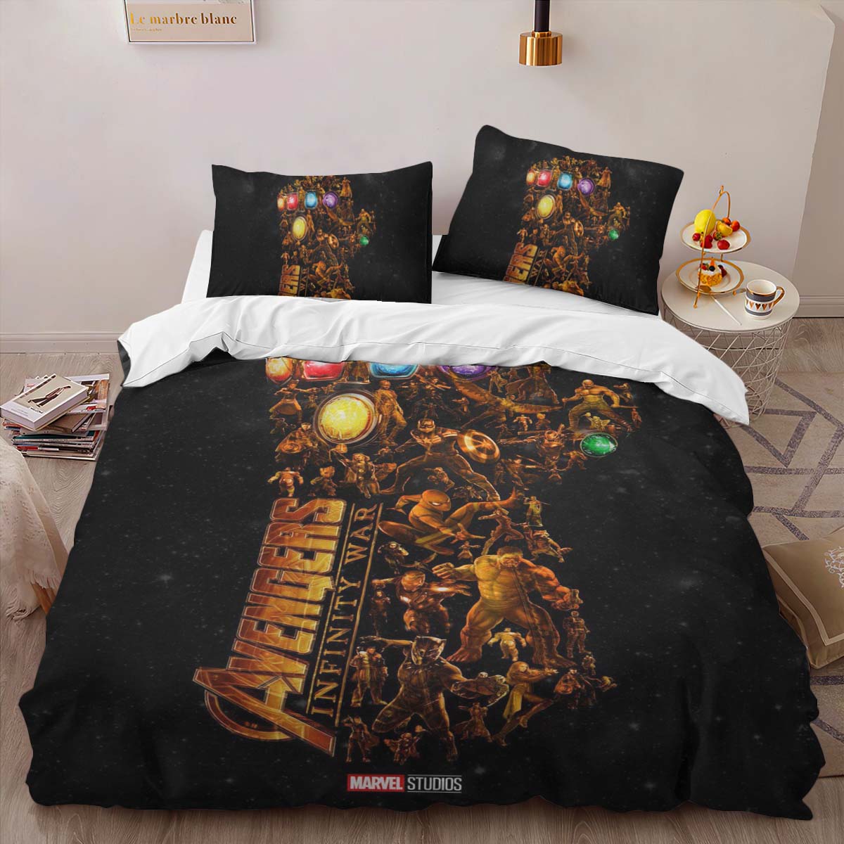 Thanos glove Marvel Duvet Cover 2