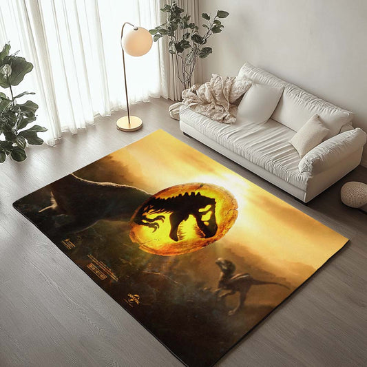 The Dinosaurs of Jurassic World Rug