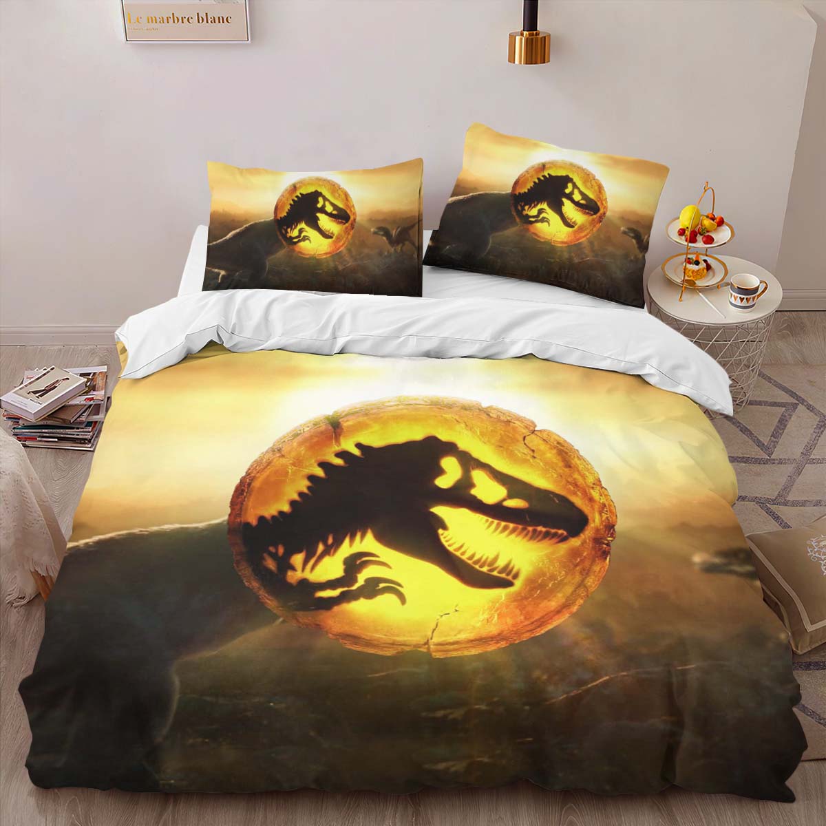 The Dinosaurs of Jurassic World Duvet Cover 2