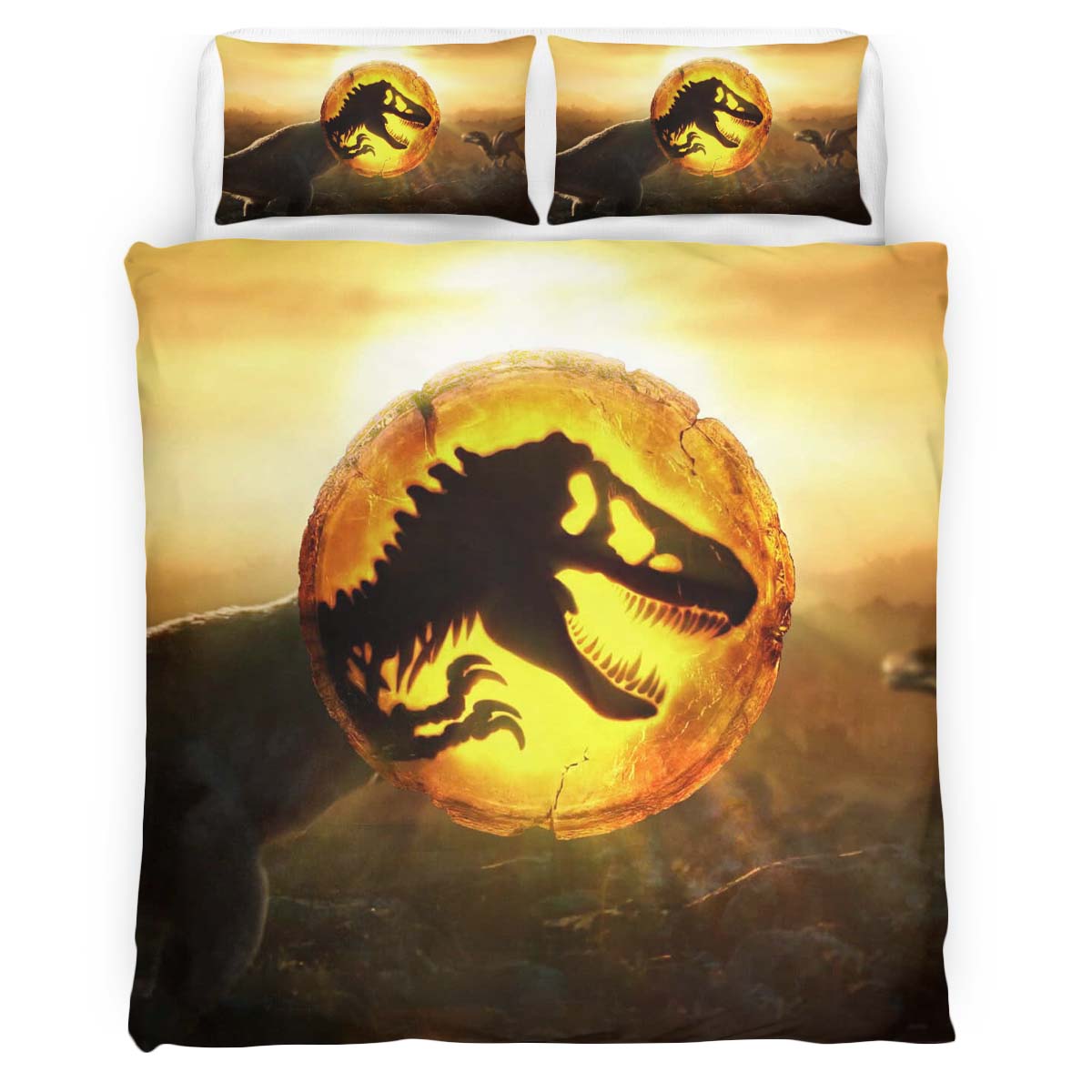 The Dinosaurs of Jurassic World Duvet Cover