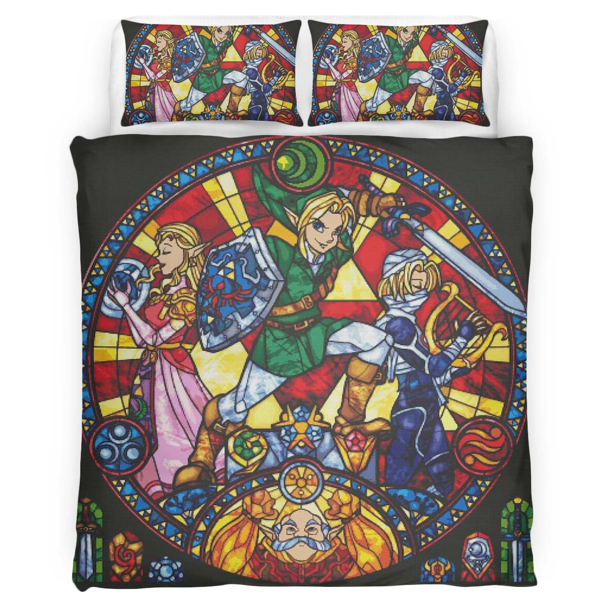 The Legend of Zelda All Characters 5 Duvet Cover