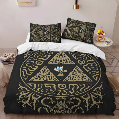 The Legend of Zelda Breath of the Wild Triforce Duvet Cover 2