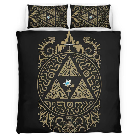 The Legend of Zelda Breath of the Wild Triforce Duvet Cover