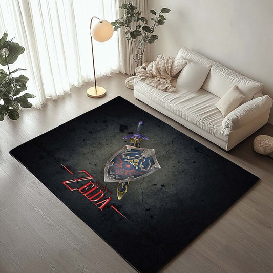 The Legend of Zelda Logo Art Rug