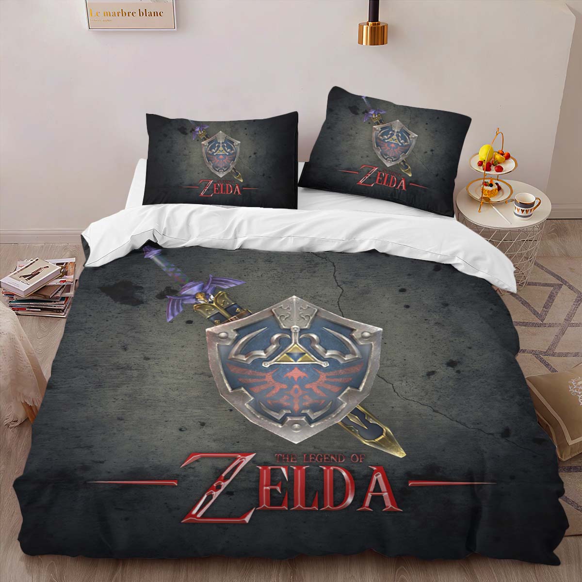 The Legend of Zelda Logo Art Duvet Cover 2