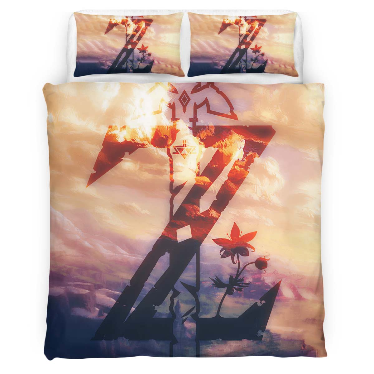 The Legend of Zelda Logo Style Duvet Cover