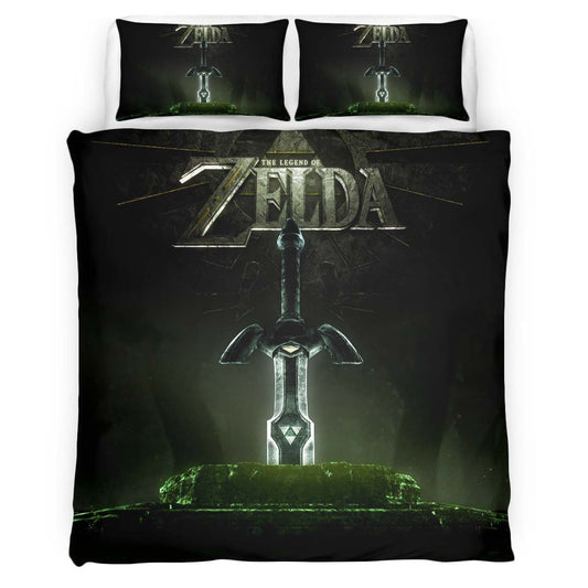 The Legend of Zelda Master Sword Duvet Cover