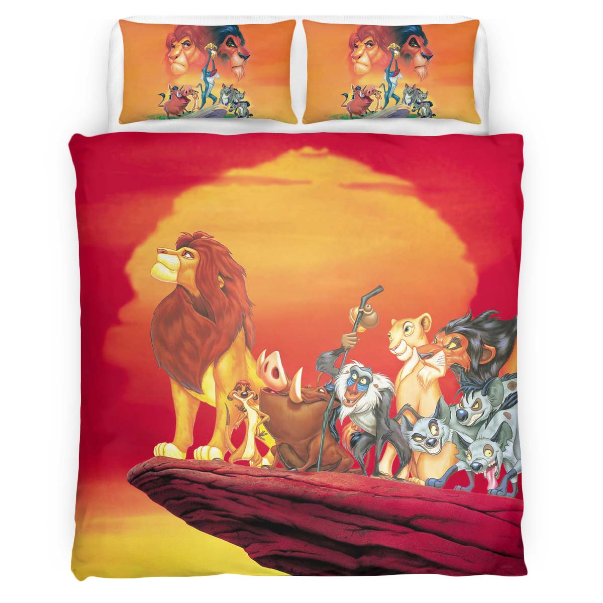 The Lion King Characters 12 Duvet Cover