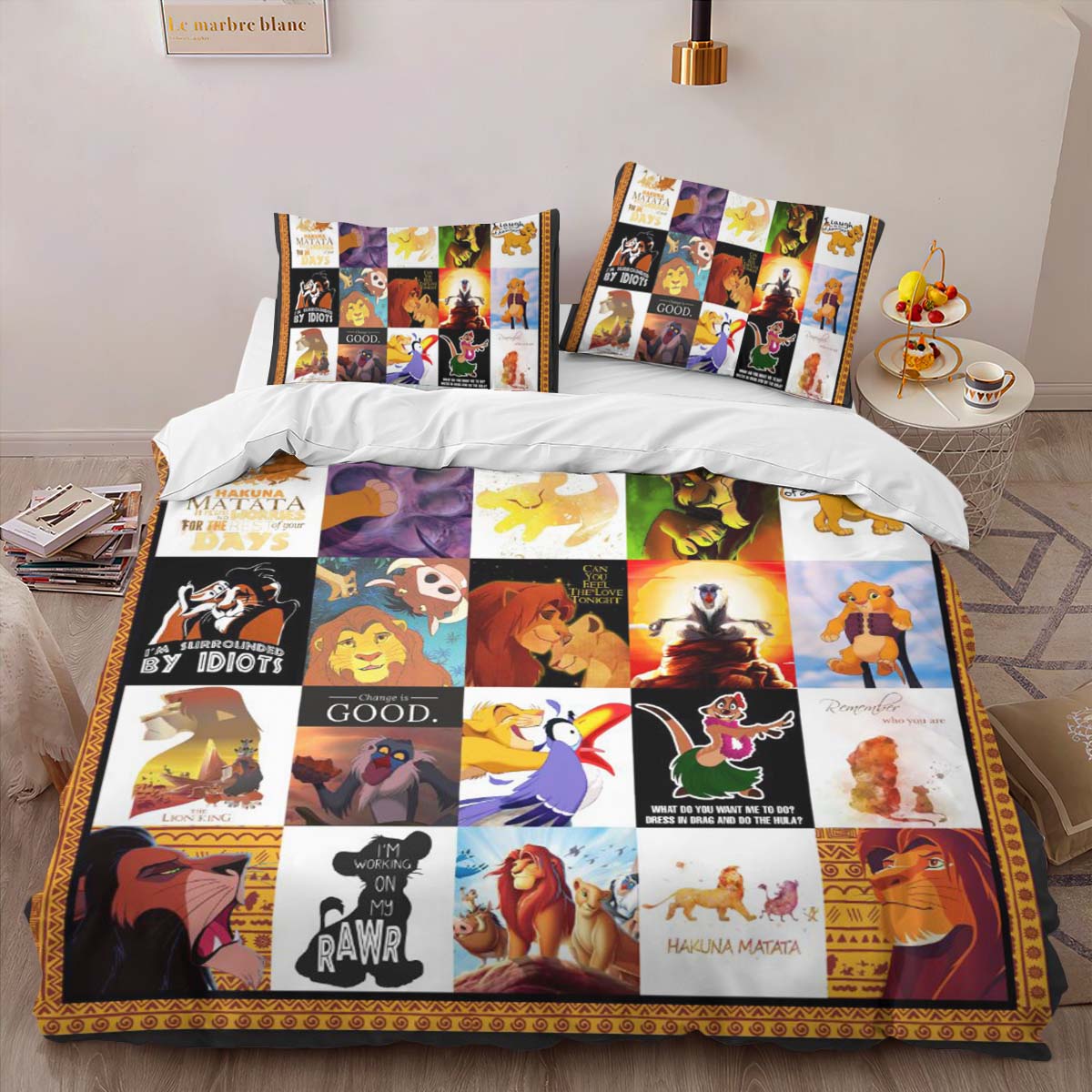 The Lion King Characters 23 Duvet Cover 2
