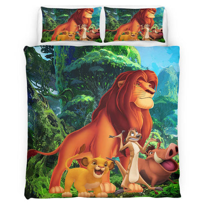 The Lion King Characters Duvet Cover