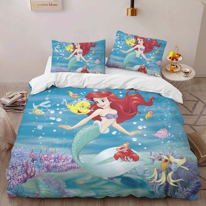The Little Mermaid Ariel 10 Duvet Cover 2