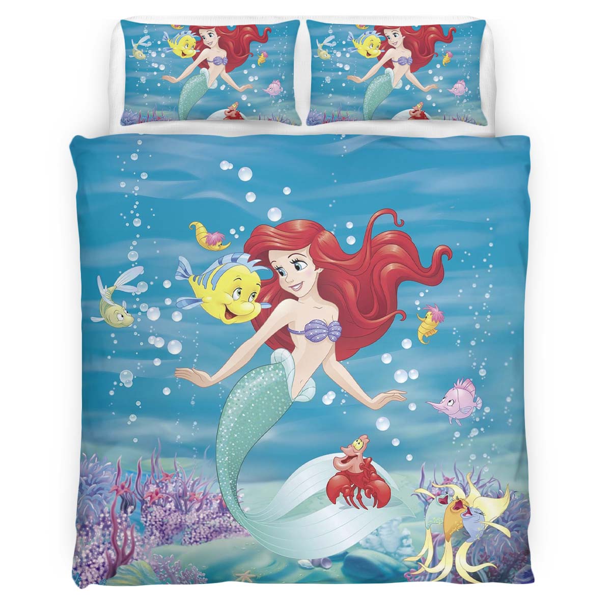 The Little Mermaid Ariel 10 Duvet Cover