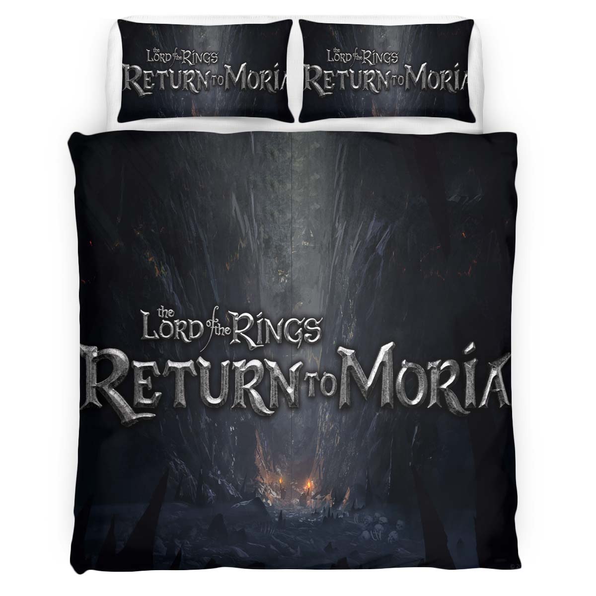 The Lord of The Rings Rerurn to Moria Duvet Cover