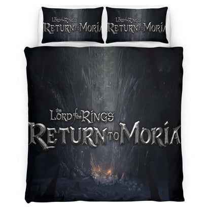 The Lord of The Rings Rerurn to Moria Duvet Cover