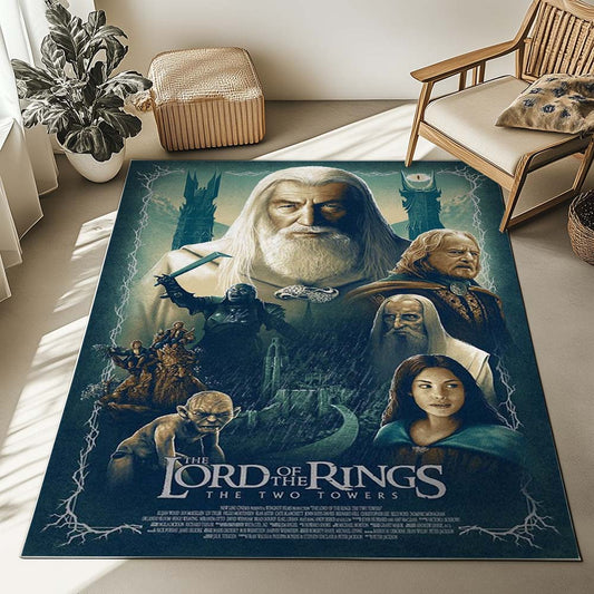 The Lord of The Rings The Two Towers Rug