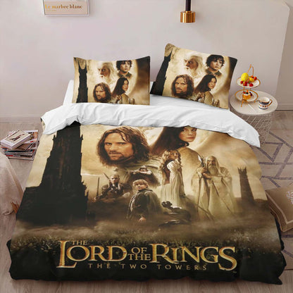 The Lord of The Rings The Two Towers The Journey Continues Duvet Cover 2