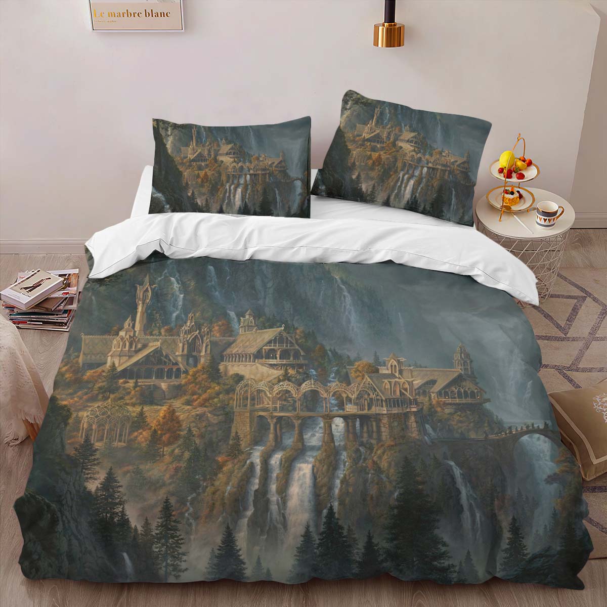 The Lord of The Rings Waterfall Rivendell Duvet Cover 2