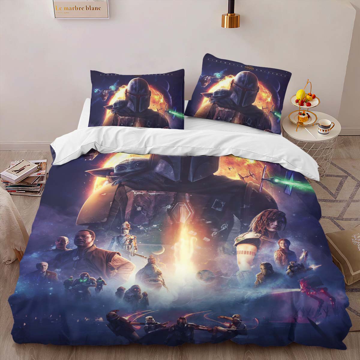 The Mandalorian All Characters 1001 Duvet Cover 2
