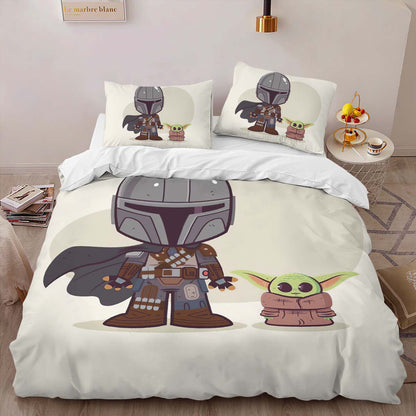 The Mandalorian Baby Yoda 1 Duvet Cover 2