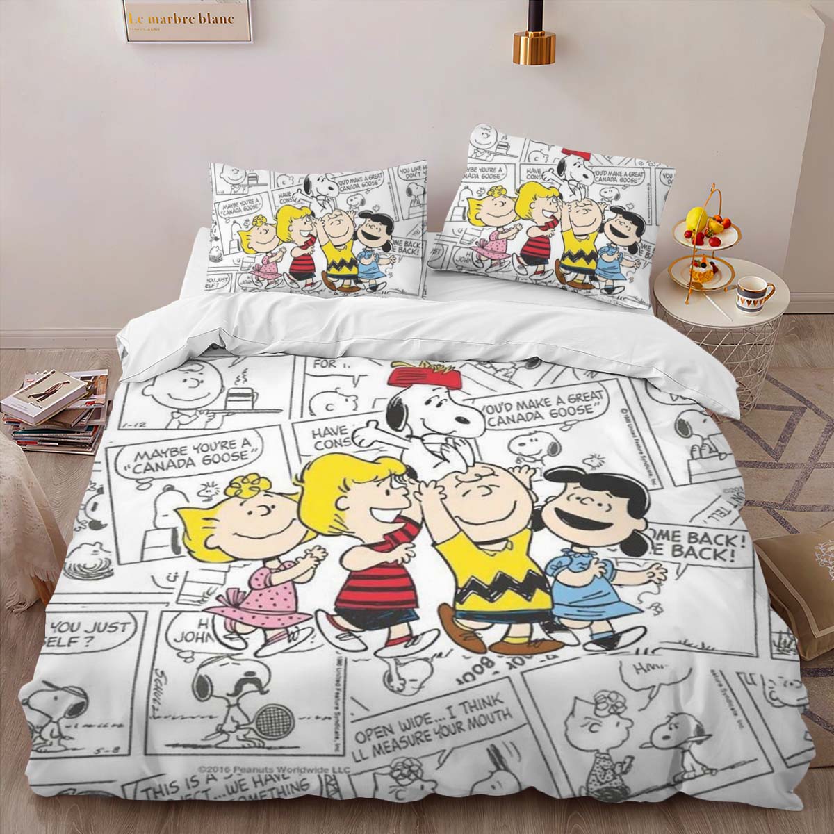 The Peanuts Characters 3 Duvet Cover 2