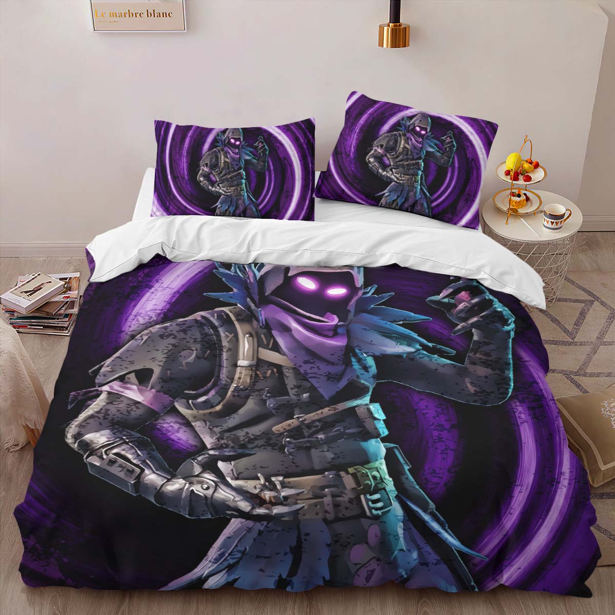 The Raven Storm Wild Raven Fortnite Skin 06 Duvet Cover 2