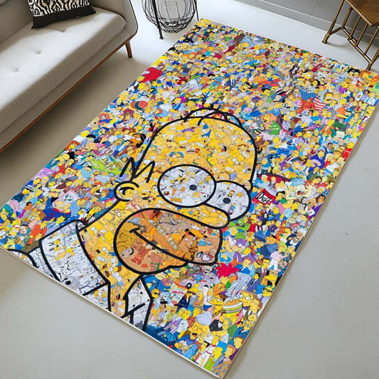 The Simpsons All Characters 02 Rug
