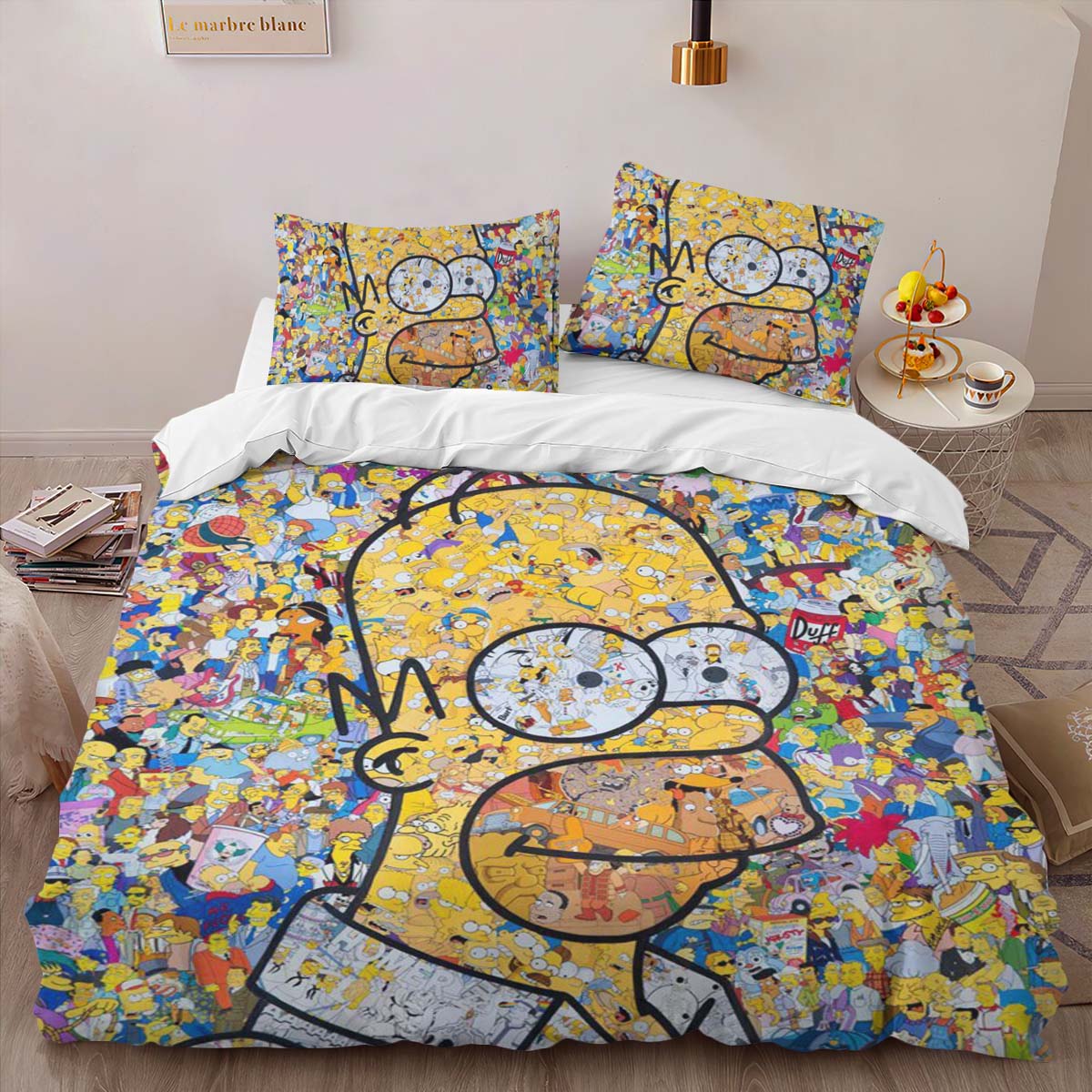 The Simpsons All Characters 02 Duvet Cover 2