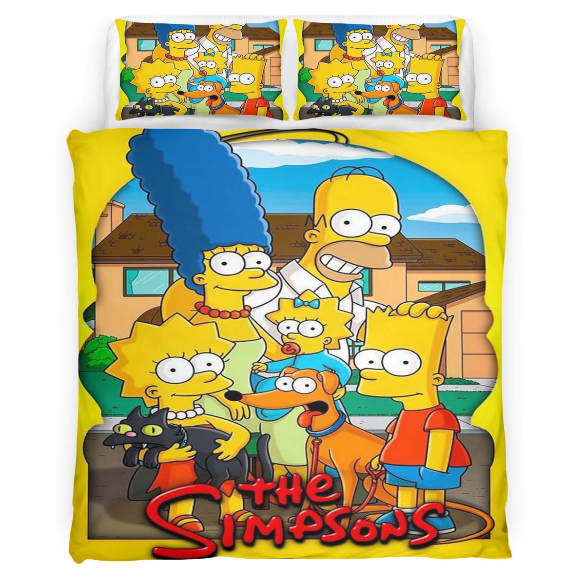 The Simpsons All Characters 03 Duvet Cover
