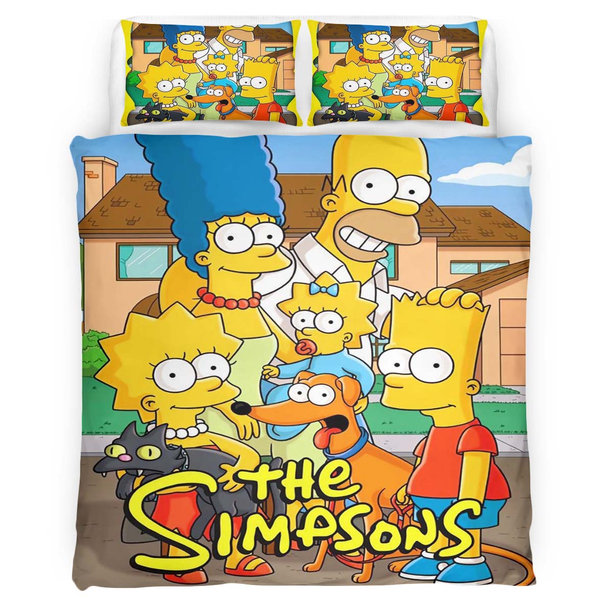 The Simpsons All Characters 04 Duvet Cover