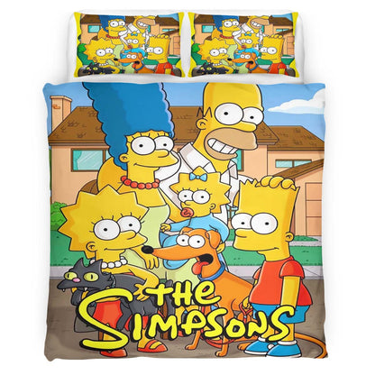 The Simpsons All Characters 04 Duvet Cover