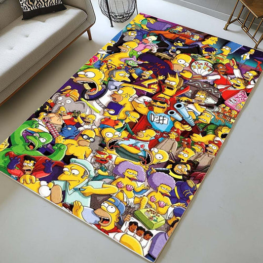 The Simpsons All Characters 07 Rug
