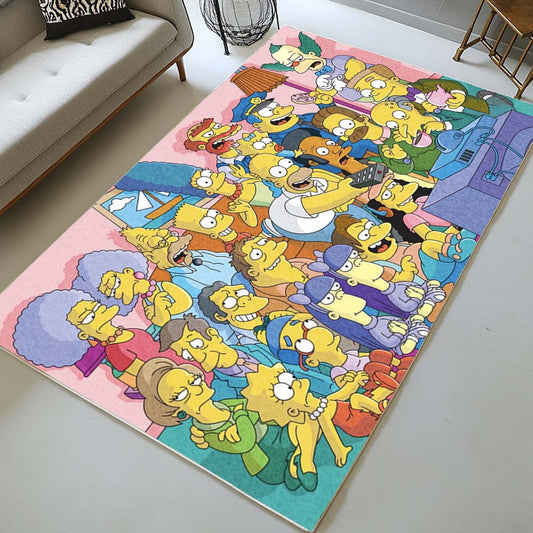 The Simpsons All Characters 08 Rug