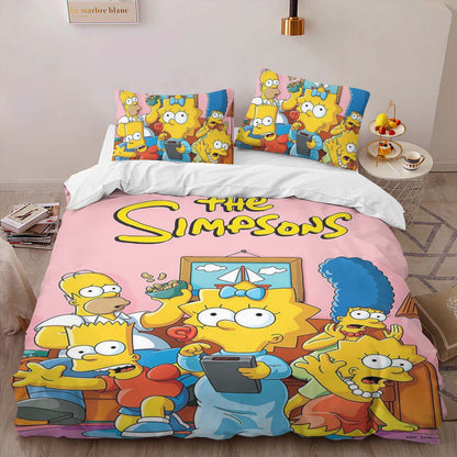 The Simpsons All Characters 10 Duvet Cover 2