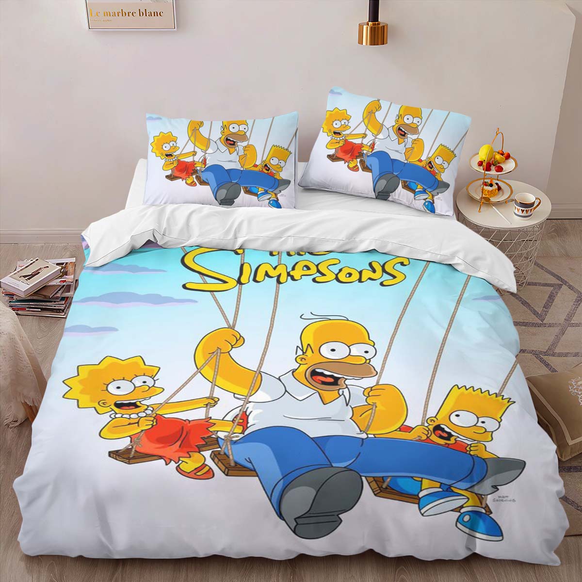 The Simpsons All Characters 11 Duvet Cover 2
