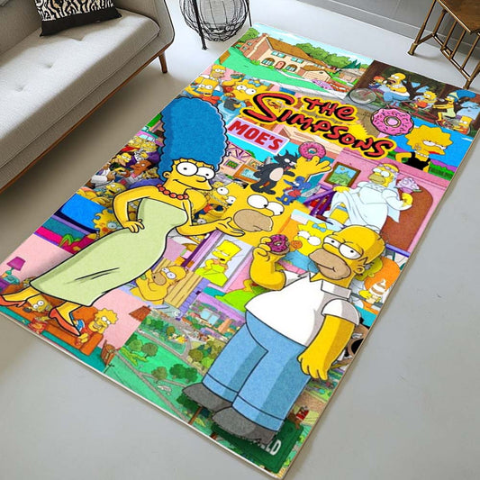 The Simpsons All Characters 12 Rug