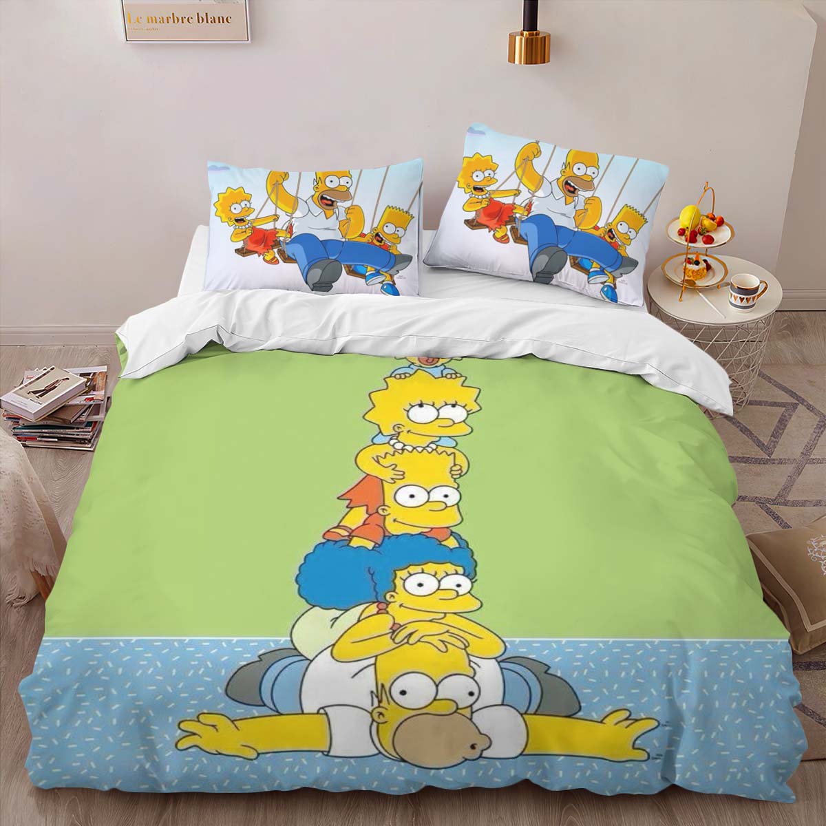 The Simpsons All Characters 13 Duvet Cover 2