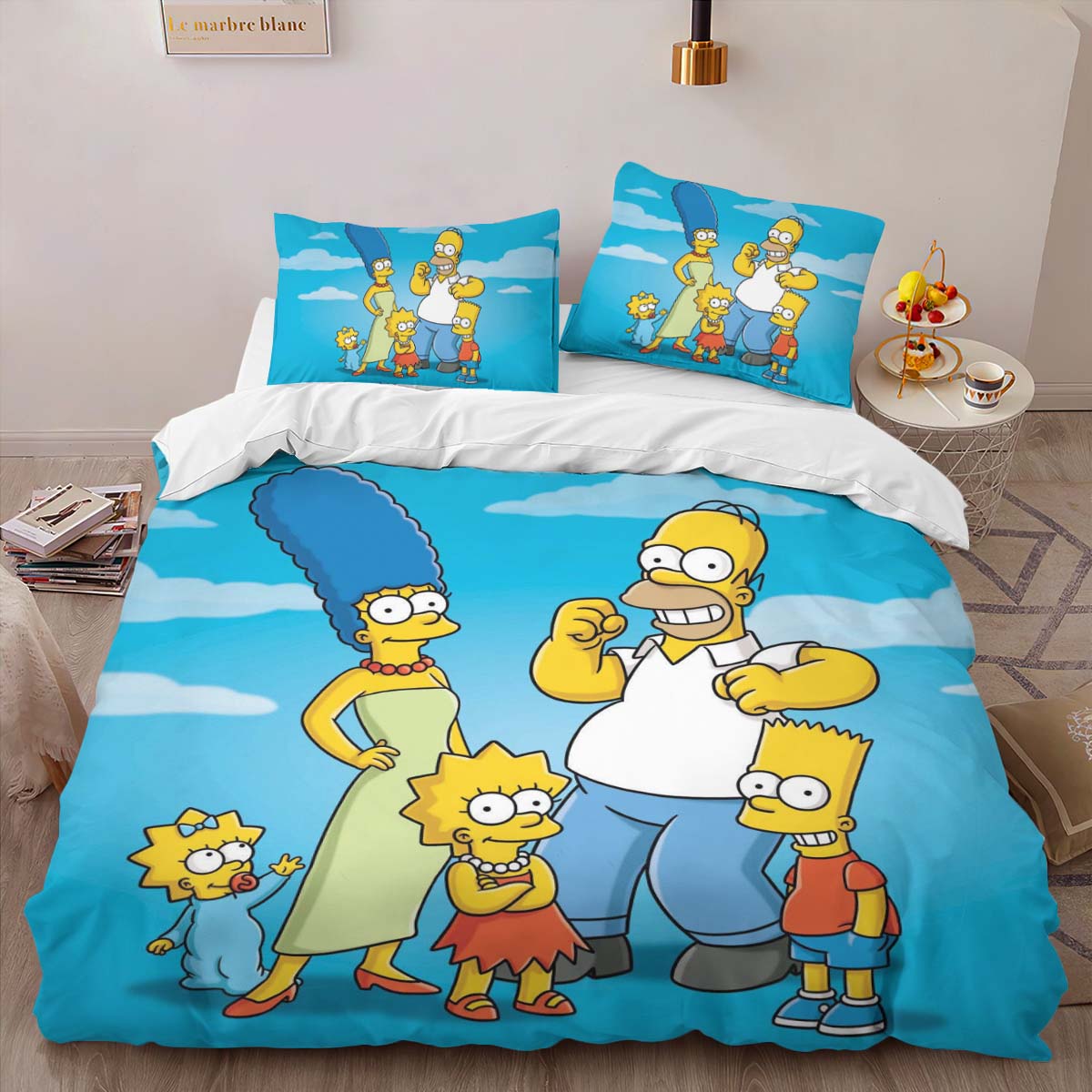 The Simpsons All Characters 14 Duvet Cover 2