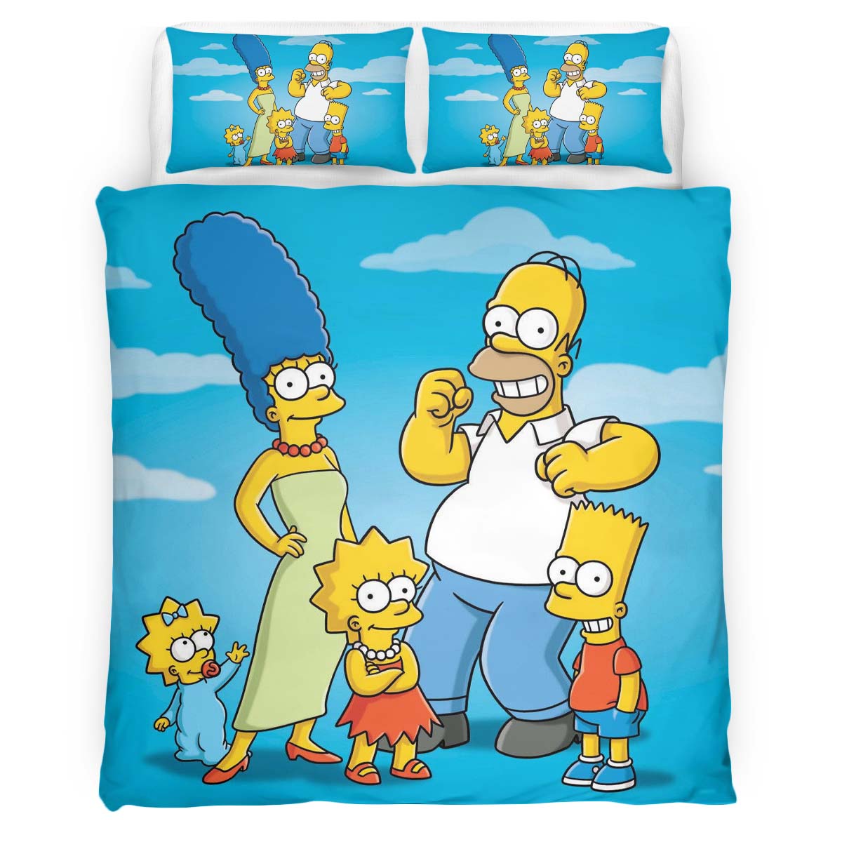 The Simpsons All Characters 14 Duvet Cover